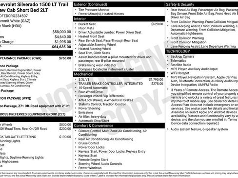 Certified 2024 Chevrolet Silverado 1500 LT Trail Boss w/ Dark Appearance Package AWD/4WD image 59