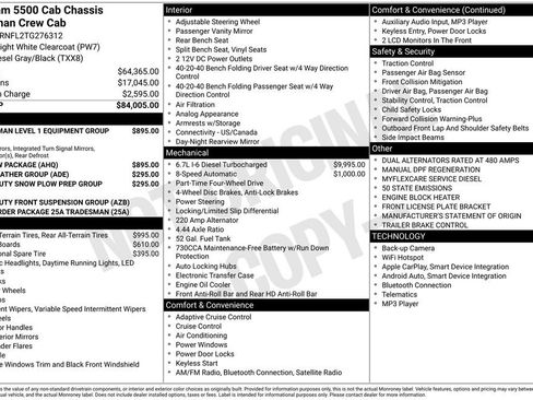 New 2026 RAM 5500 Tradesman AWD/4WD image 35