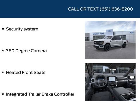 New 2025 Ford F150 XLT w/ Equipment Group 302A MID image 25