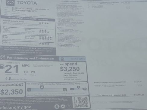 New 2026 Toyota Tacoma TRD Off-Road image 24