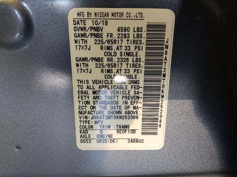 Used 2019 Nissan Rogue SV FWD image 33