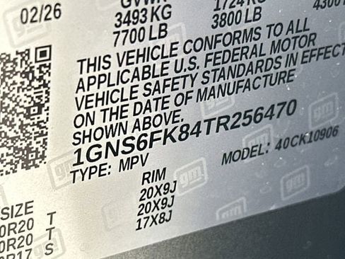 New 2026 Chevrolet Suburban Premier w/ Sun And Tow Package AWD/4WD image 31