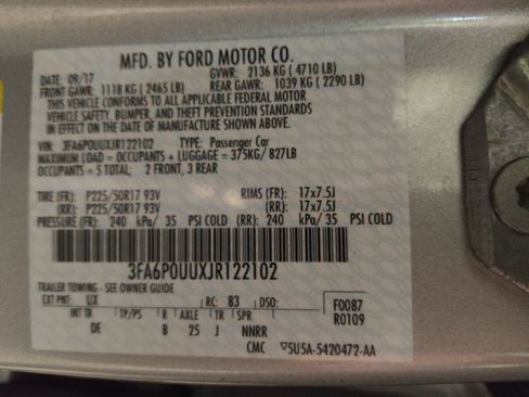 Used 2018 Ford Fusion S image 33