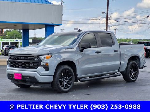 Used 2024 Chevrolet Silverado 1500 Custom w/ LPO, Dark Essentials Package RWD image 3