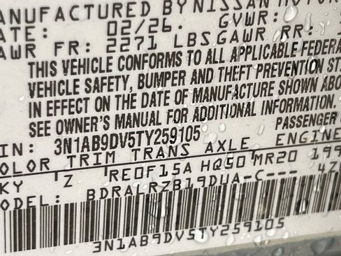 New 2026 Nissan Sentra SR w/ SR Premium Package FWD image 18