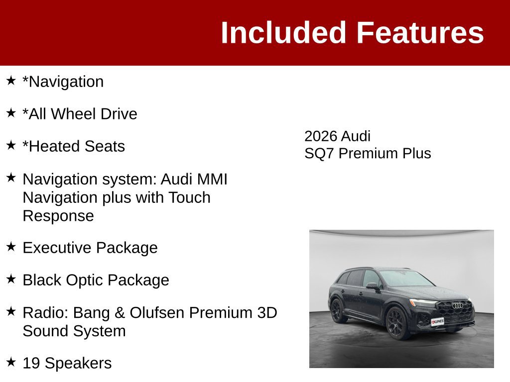 Used 2026 Audi SQ7 Premium Plus AWD/4WD image 3