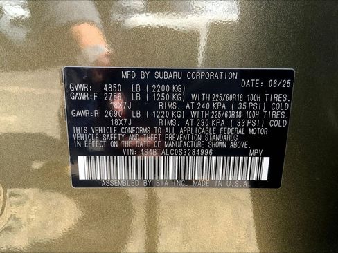 Certified 2025 Subaru Outback Onyx Edition image 32