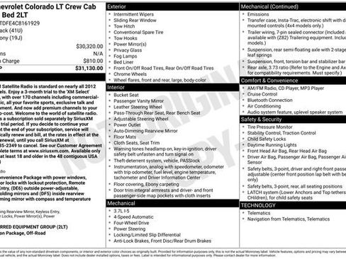 Used 2012 Chevrolet Colorado LT image 32