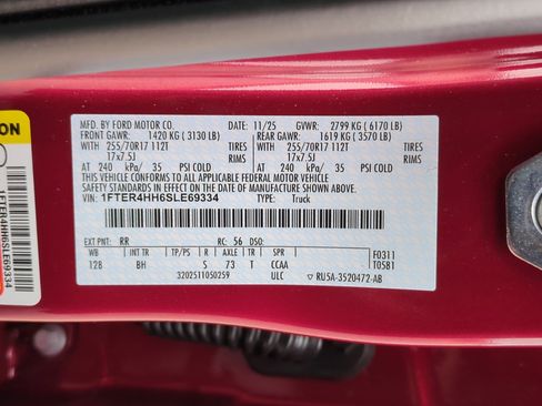 Used 2025 Ford Ranger XLT w/ Equipment Group 301A High image 32