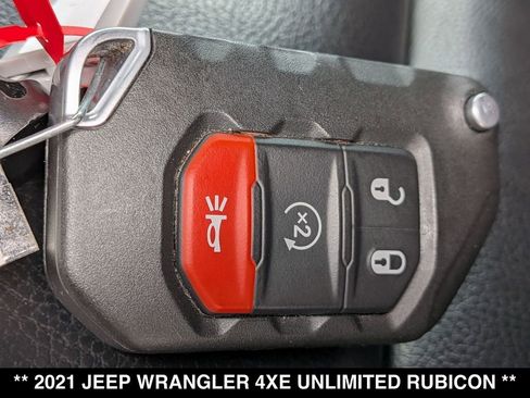 Used 2021 Jeep Wrangler Unlimited Rubicon 4xe w/ Steel Bumper Group AWD/4WD image 29