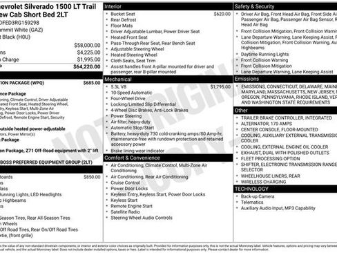 Certified 2024 Chevrolet Silverado 1500 LT Trail Boss w/ Protection Package image 37