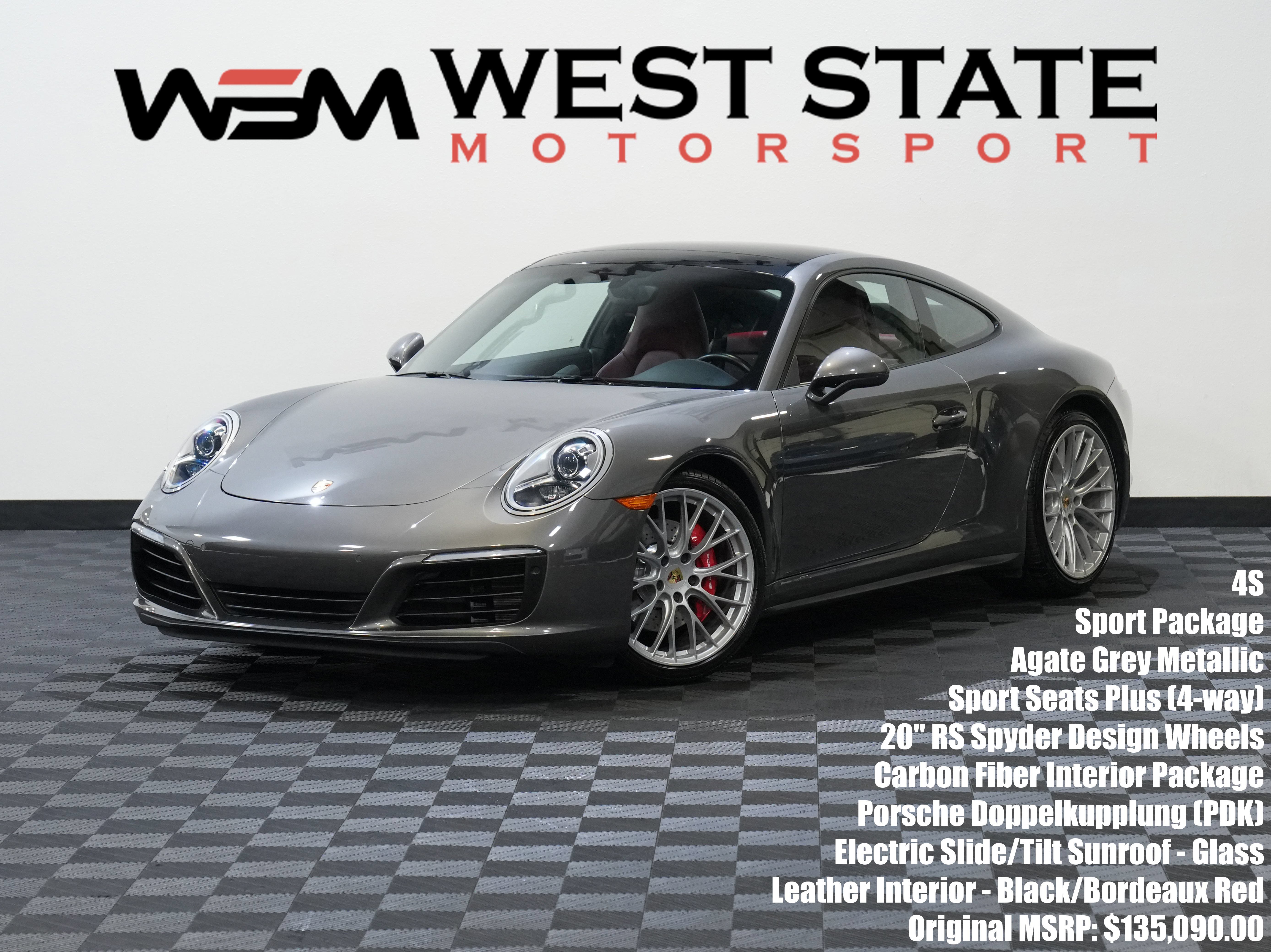 Used 2017 Porsche 911 Carrera 4S AWD/4WD image 1