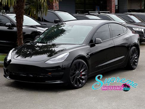 Used 2021 Tesla Model 3 Performance image 1