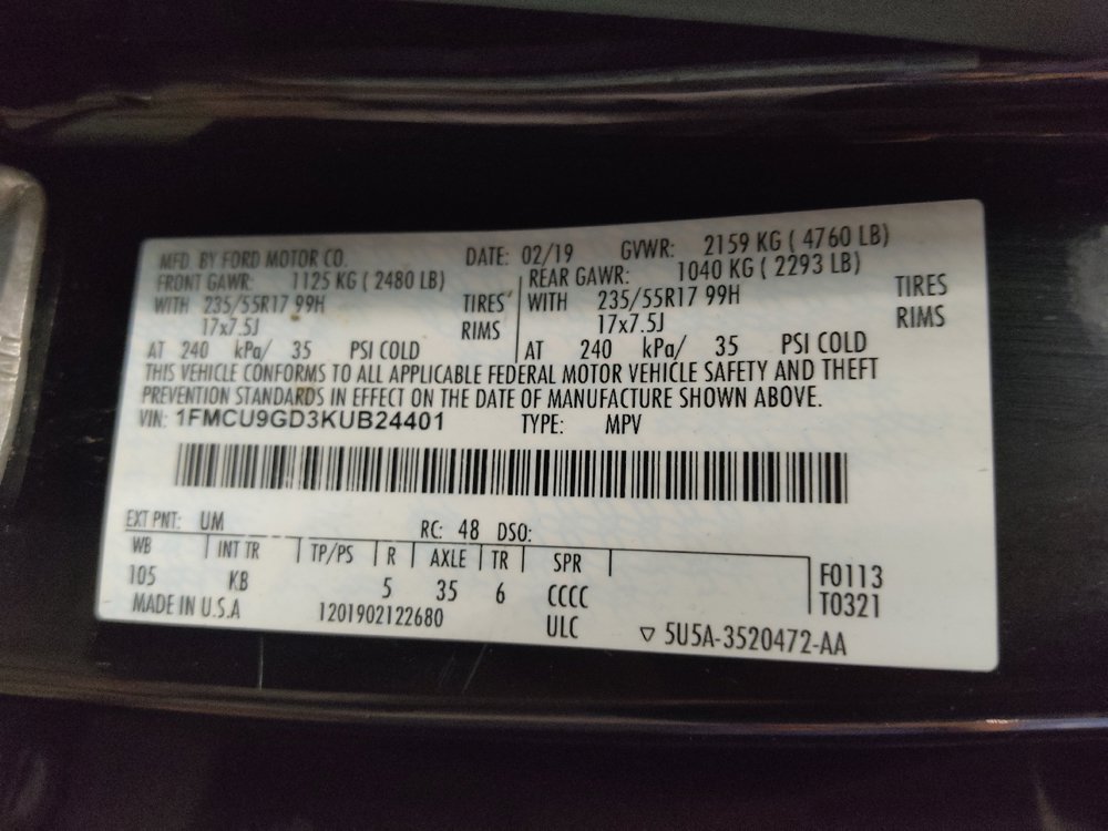 Used 2019 Ford Escape SE AWD/4WD image 33