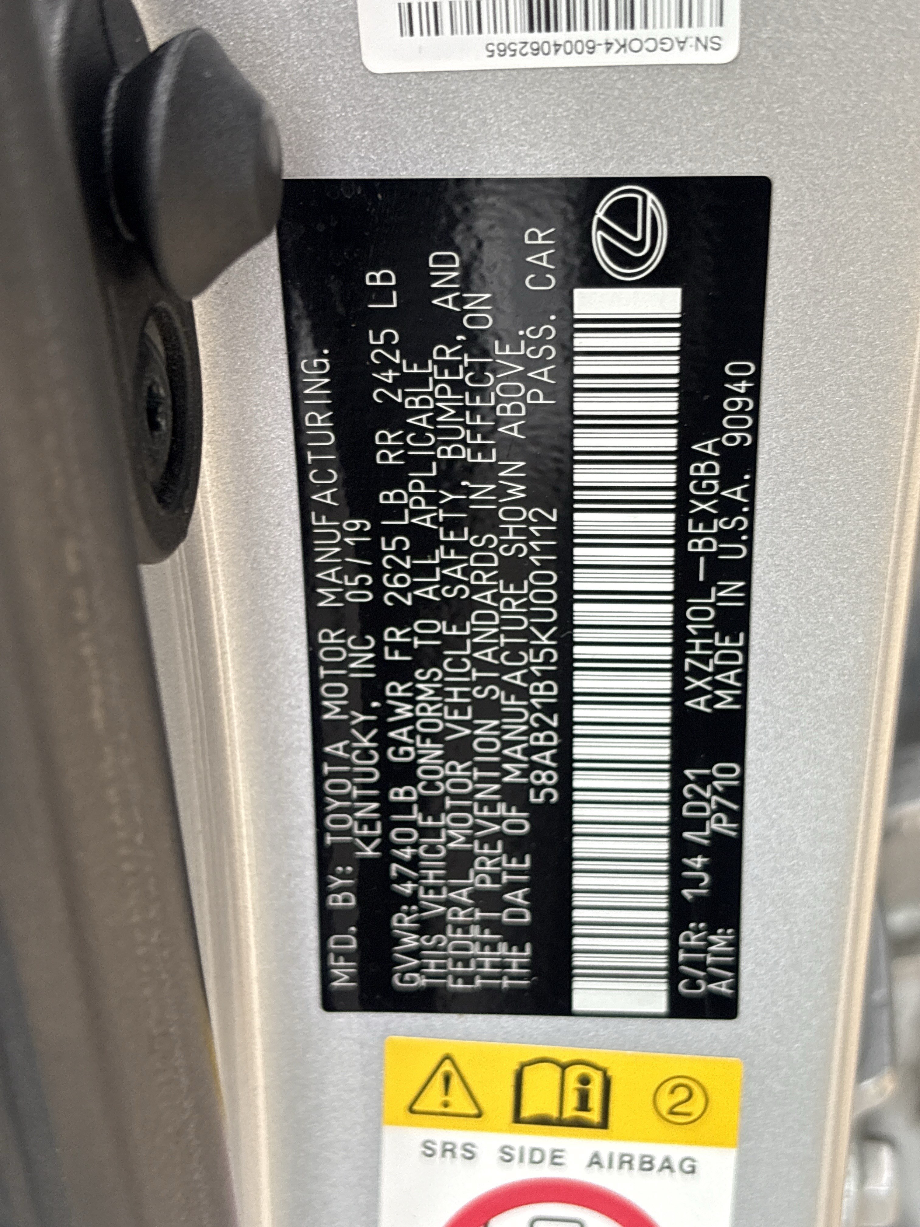 Used 2019 Lexus ES 300h w/ Premium Package FWD image 35