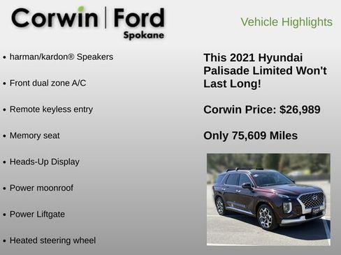 Used 2021 Hyundai Palisade Calligraphy AWD/4WD image 6