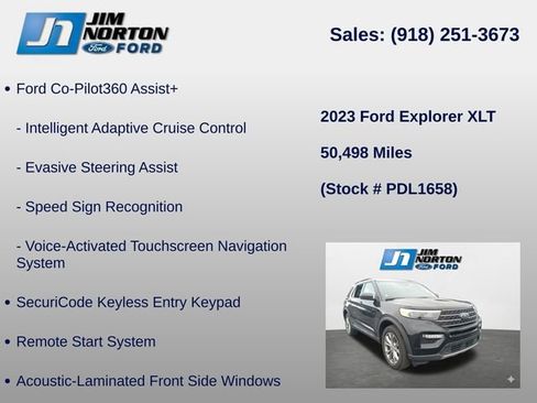 Used 2023 Ford Explorer XLT w/ Equipment Group 202A AWD/4WD image 14