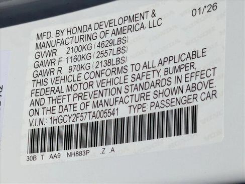 New 2026 Honda Accord Sport image 16