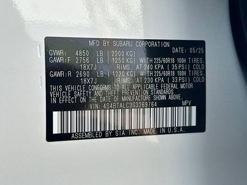 New 2025 Subaru Outback Onyx Edition image 34