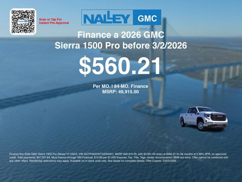 New 2026 GMC Sierra 1500 Pro w/ Pro Value Package image 7