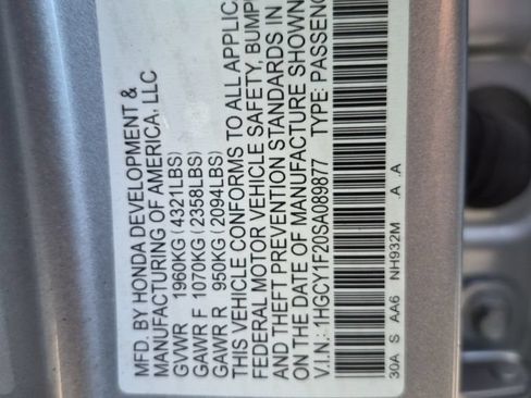 Used 2025 Honda Accord LX image 8