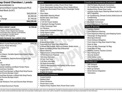 Used 2024 Jeep Grand Cherokee L Laredo w/ Luxury Tech Group I AWD/4WD image 10