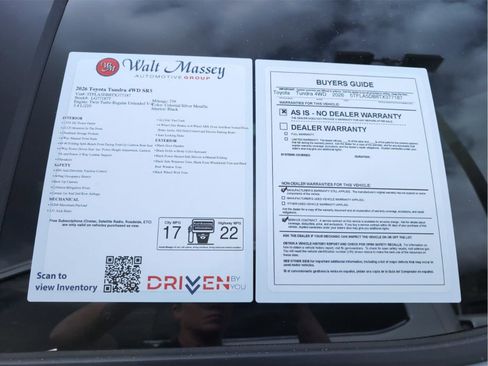 Used 2026 Toyota Tundra SR5 w/ SX Package image 10