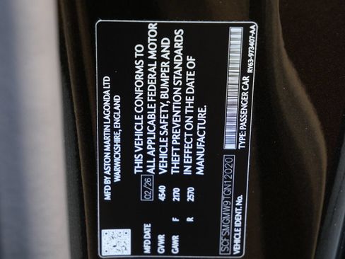 New 2026 Aston Martin V8 Vantage S RWD image 27