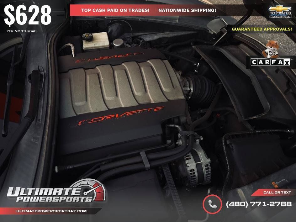 Used 2016 Chevrolet Corvette Stingray Coupe w/ Carbon Flash Badge Package RWD image 51