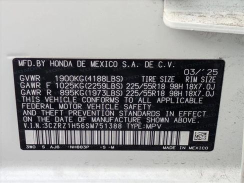 Used 2025 Honda HR-V Sport image 26