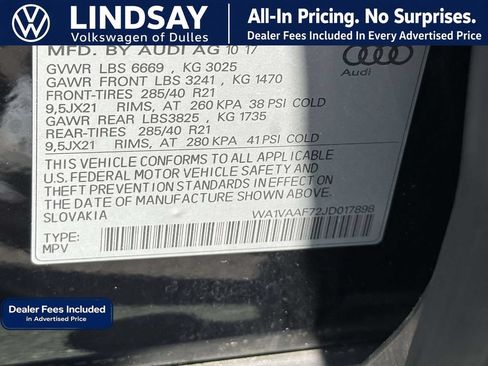 Used 2018 Audi Q7 3.0T Prestige w/ Prestige Package AWD/4WD image 28