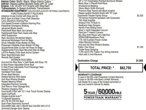 New 2026 Chrysler Pacifica Limited w/ Uconnect Theater Family Group image 2