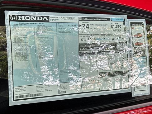 New 2026 Honda Civic Sport image 23