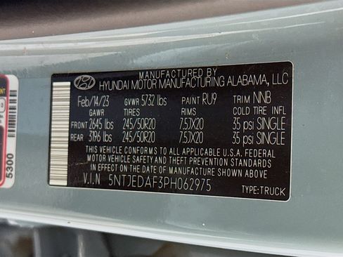 Used 2023 Hyundai Santa Cruz Limited AWD/4WD image 38
