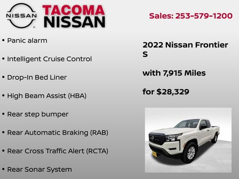 Used 2022 Nissan Frontier S w/ Technology Package image 10