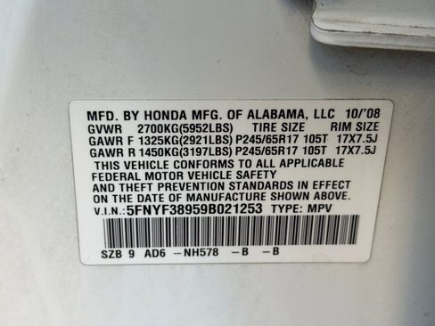 Used 2009 Honda Pilot Touring image 22