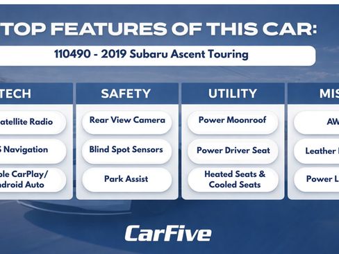 Used 2019 Subaru Ascent Touring AWD/4WD image 29