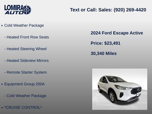 Used 2024 Ford Escape Active AWD/4WD image 8
