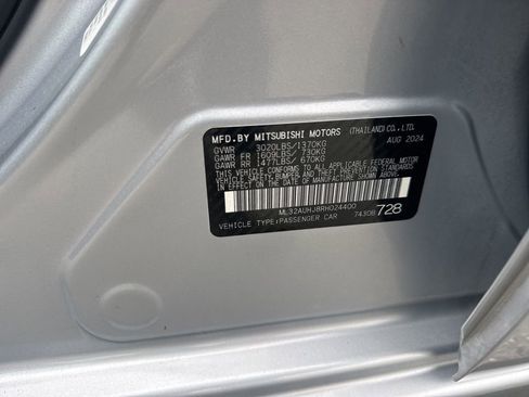 Used 2024 Mitsubishi Mirage ES FWD image 31