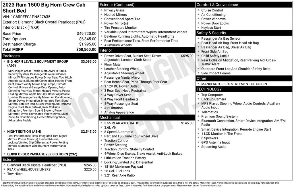 Used 2023 RAM 1500 Big Horn AWD/4WD image 32