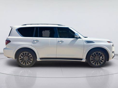 Used 2023 Nissan Armada Platinum w/ Captain's Chairs Package AWD/4WD image 2