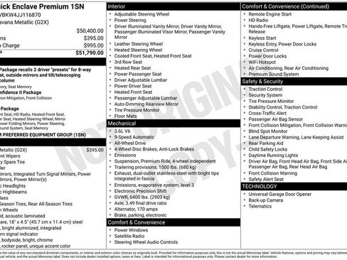 Used 2018 Buick Enclave Premium image 15