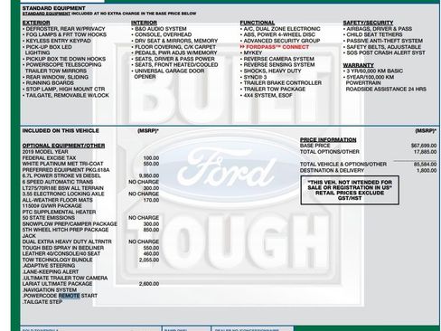 Used 2019 Ford F350 Lariat w/ Lariat Ultimate Package image 2