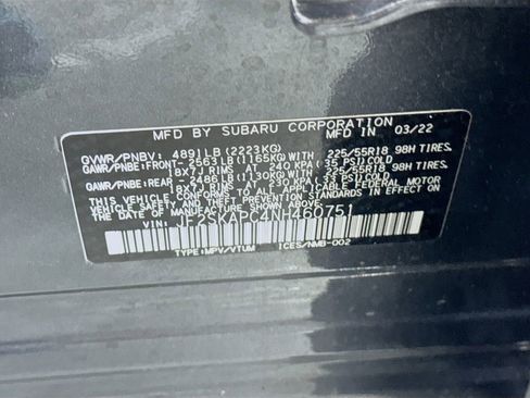 Certified 2022 Subaru Forester Limited AWD/4WD image 33