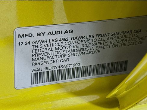 Certified 2025 Audi S3 Premium Plus w/ Premium Plus Package AWD/4WD image 35