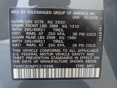New 2026 Volkswagen Atlas Cross Sport SEL Premium R-Line AWD/4WD image 29