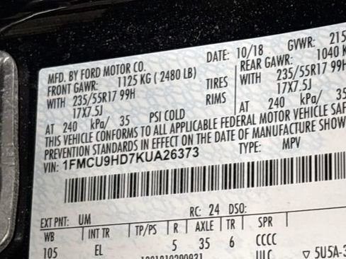 Used 2019 Ford Escape SEL AWD/4WD image 24