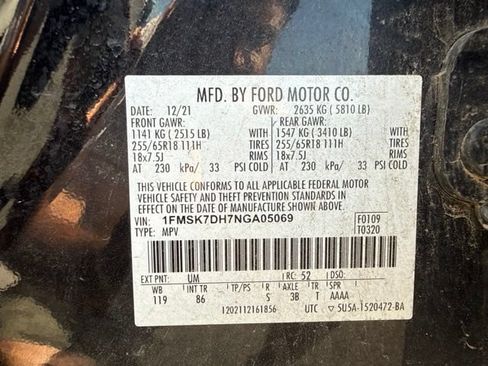 Used 2022 Ford Explorer XLT RWD image 14