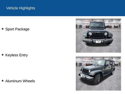 Used 2013 Jeep Wrangler Unlimited Sport AWD/4WD image 2