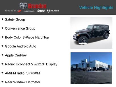 New 2025 Jeep Wrangler Unlimited Rubicon w/ Safety Group